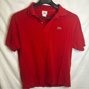 Lacoste Men's Vibrant Red Polo Shirt
